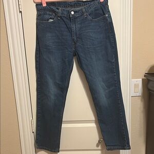 Levi's Men's Dark Blue Straight Jeans